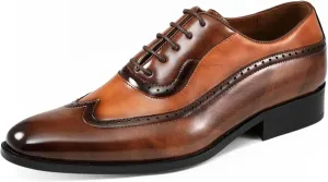 Amali Piedmont - Mens Dress Shoes - Oxford Shoes for Men - Tuxedo Shoes - Lace Up Mens Casual Dress Shoes
