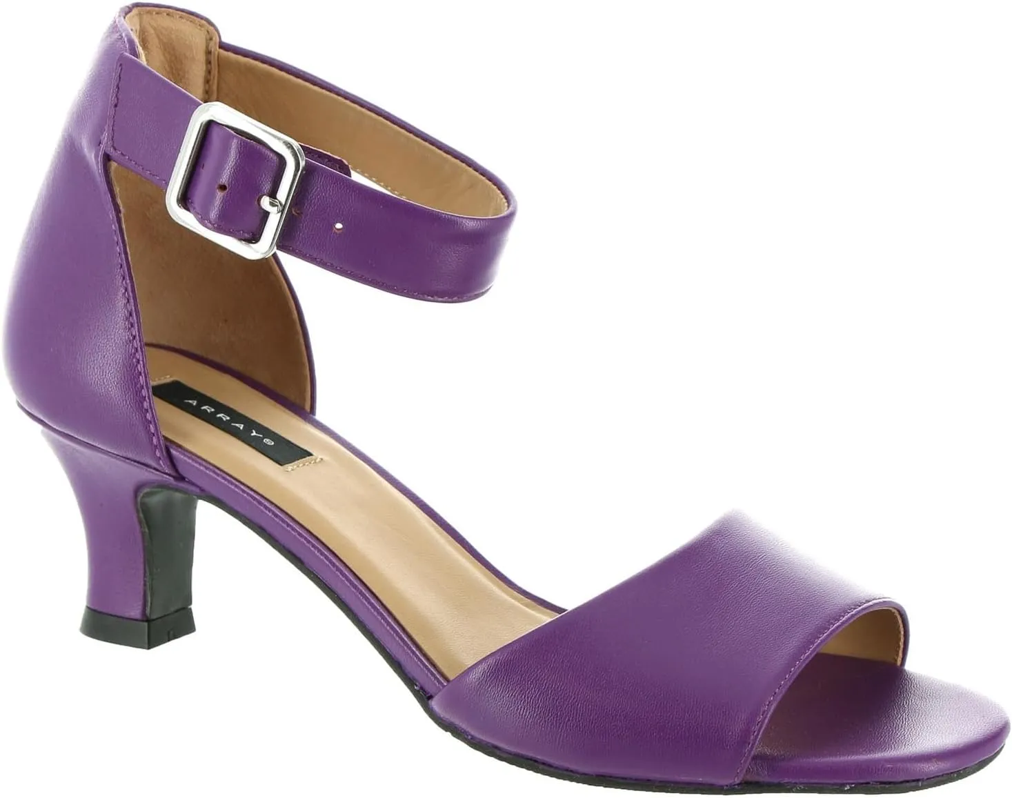 ARRAY Women's Praise D'Orsay Low Heel Pump with Ankle Strap