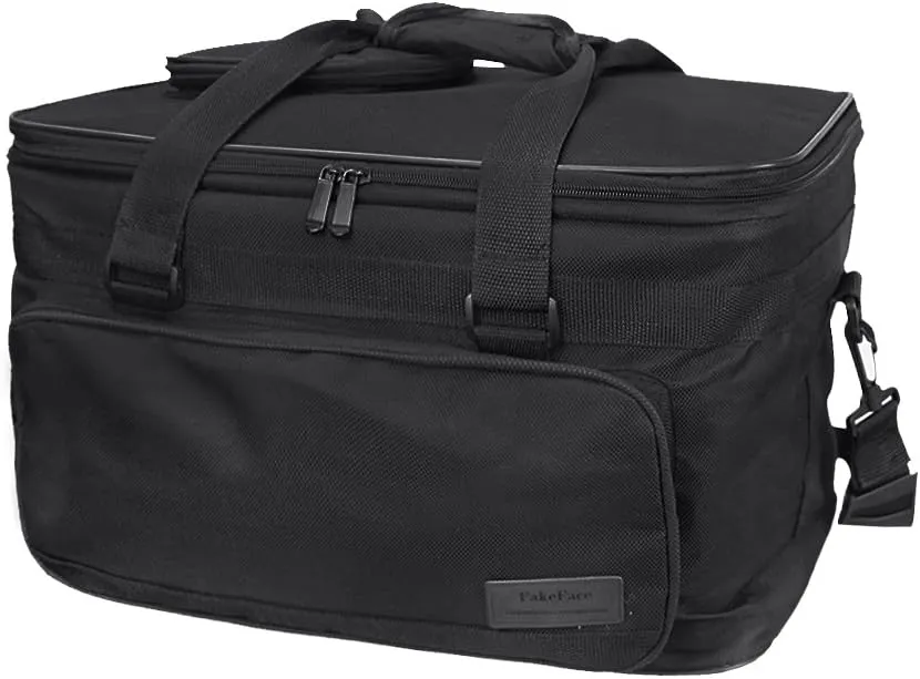Art/Craft Supply Storage Container Oxford Portable Artist Carrying Bag Case Box, Painting Box, Large Travel Messenger Bag, Waterproof Tote Bag for Painting Brushes, Palette, Pencils, Oils & Paints