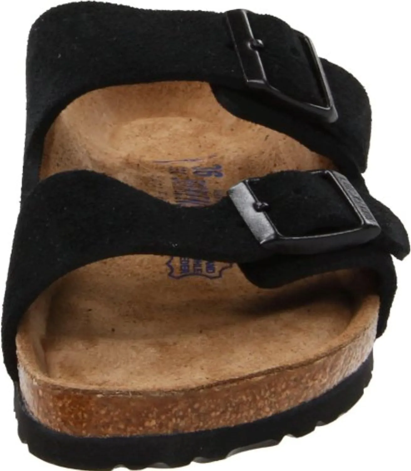 Birkenstock Women's SFB Arizona Black Suede S/Fb