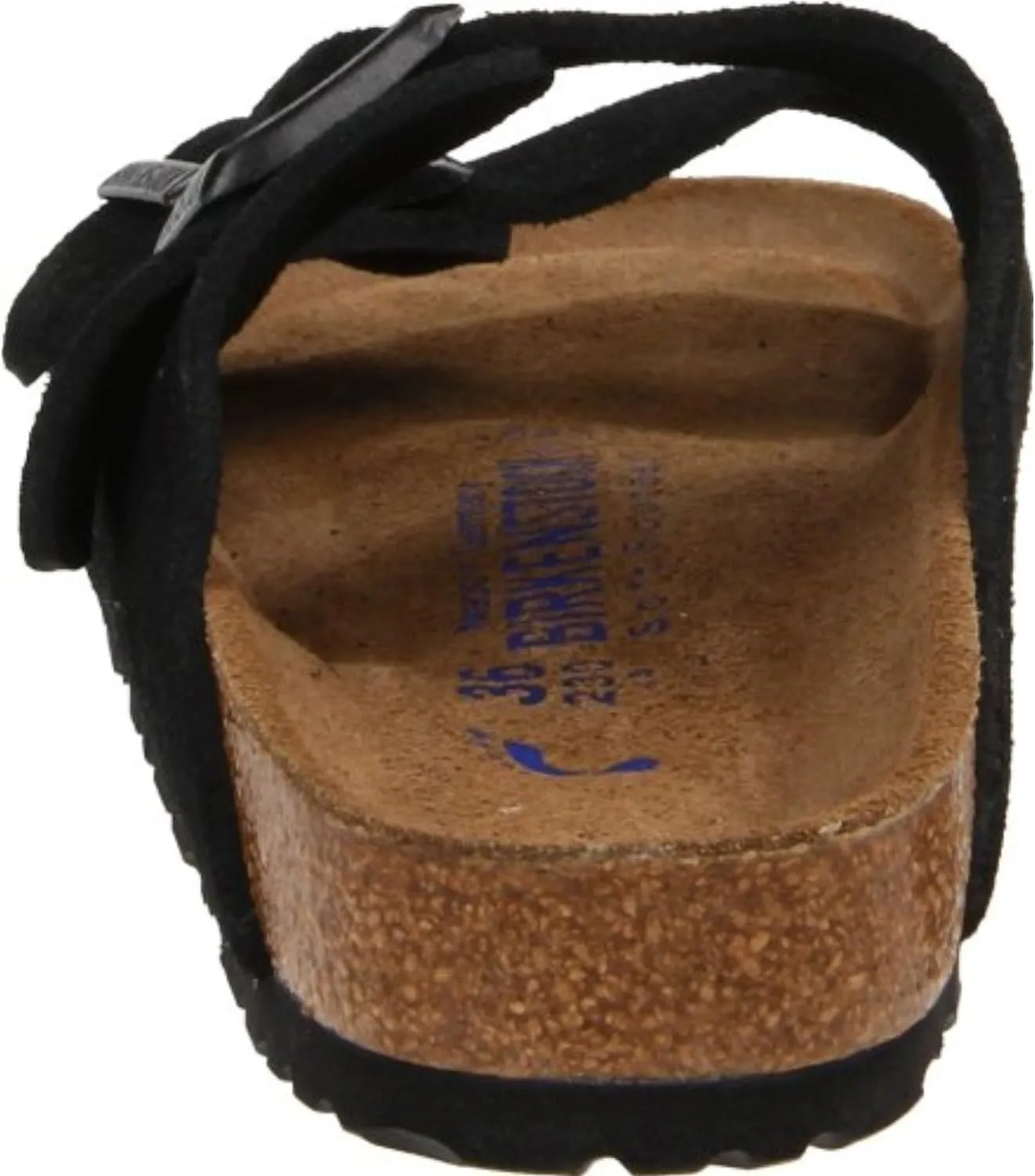 Birkenstock Women's SFB Arizona Black Suede S/Fb