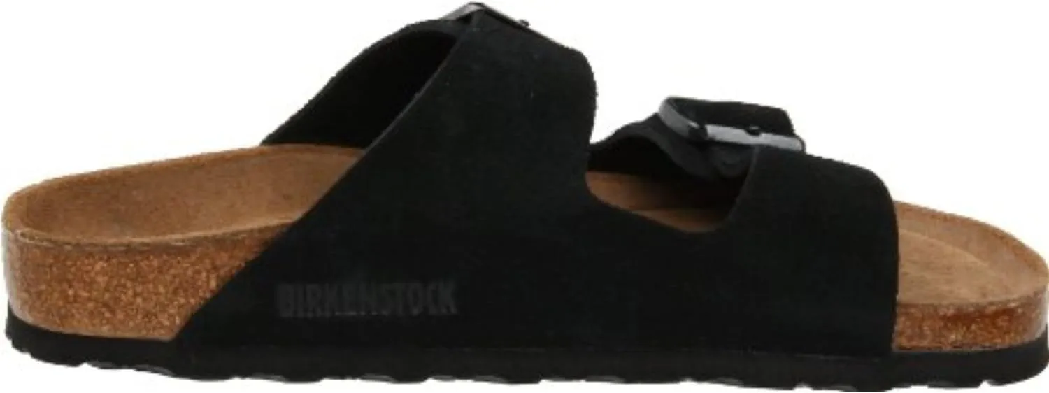 Birkenstock Women's SFB Arizona Black Suede S/Fb