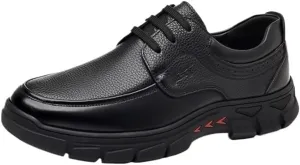 Brogue Business Lace-up Wedding Shoes Platform Oxfords Breathable Comfy Non Slip Rubber Sole Leather