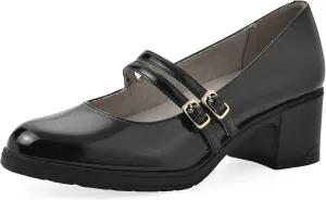 CLIFFS BY WHITE MOUNTAIN Women's Hunta Cushioned Double-Strap Mary Jane Pump