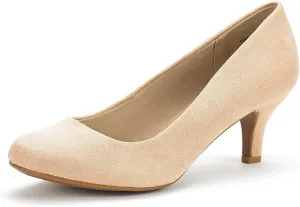 DREAM PAIRS Women's Dress Comfortable Low Heel Pump Shoes