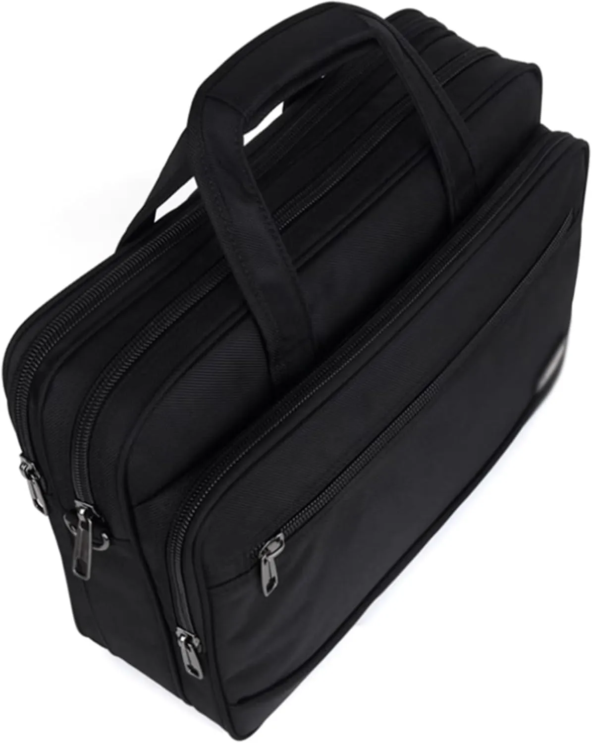 Men Travel Computer Satchel Bag, Water Resistant, handheld Laptop Case, oxford fabric, Portable Work Bag w/Strap, for Office College Business, Laptop Briefcase, 16.5in