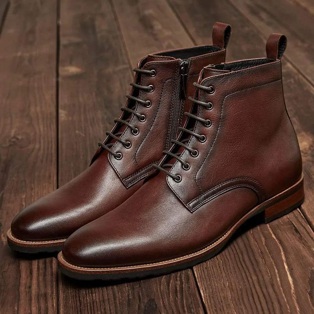 Mens Chukka Dress Boots Oxford Boots for Men