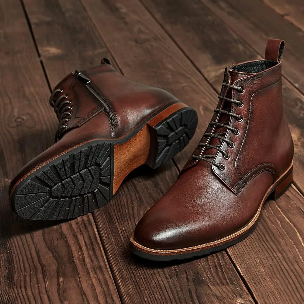 Mens Chukka Dress Boots Oxford Boots for Men