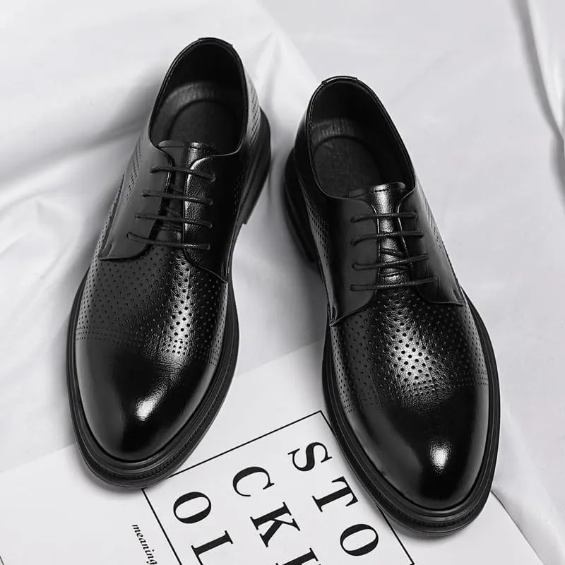 Men's Dress Shoes Breathable Mesh Sneakers Comfort Breathable Slip On Hollow Sandals Walking Shoes