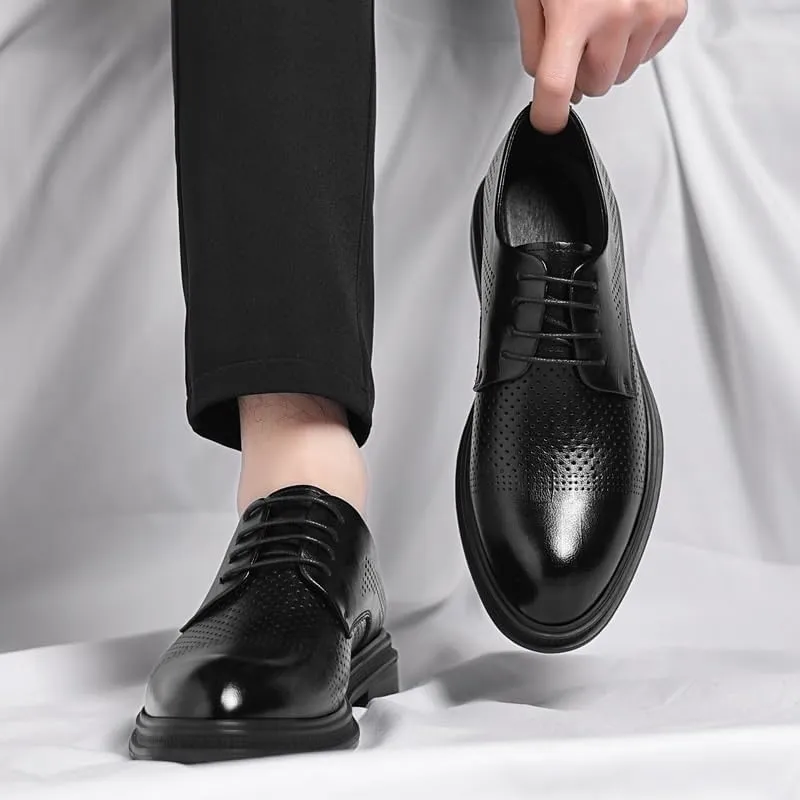 Men's Dress Shoes Breathable Mesh Sneakers Comfort Breathable Slip On Hollow Sandals Walking Shoes