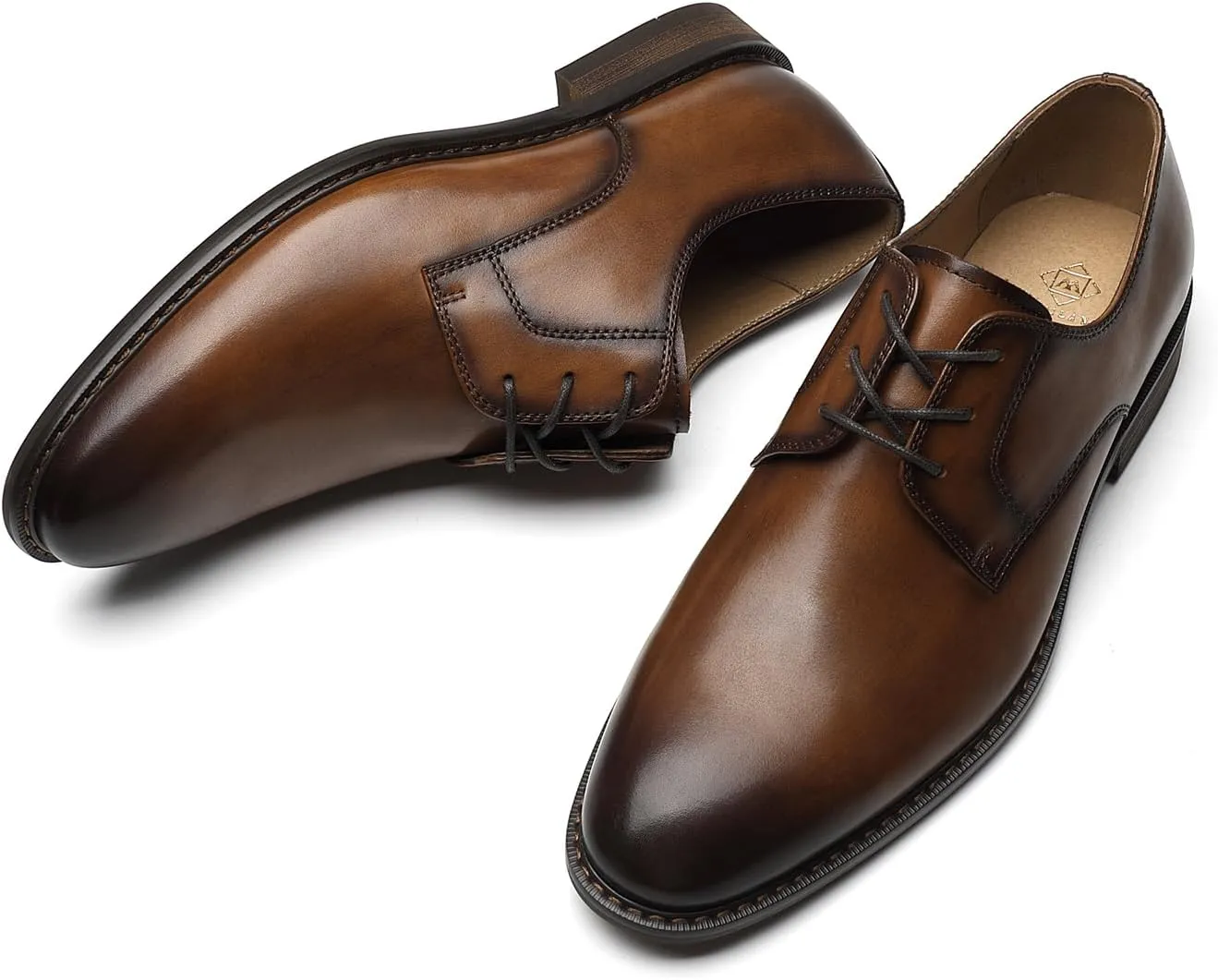 Mens Leather Double Monk Strap Loafer