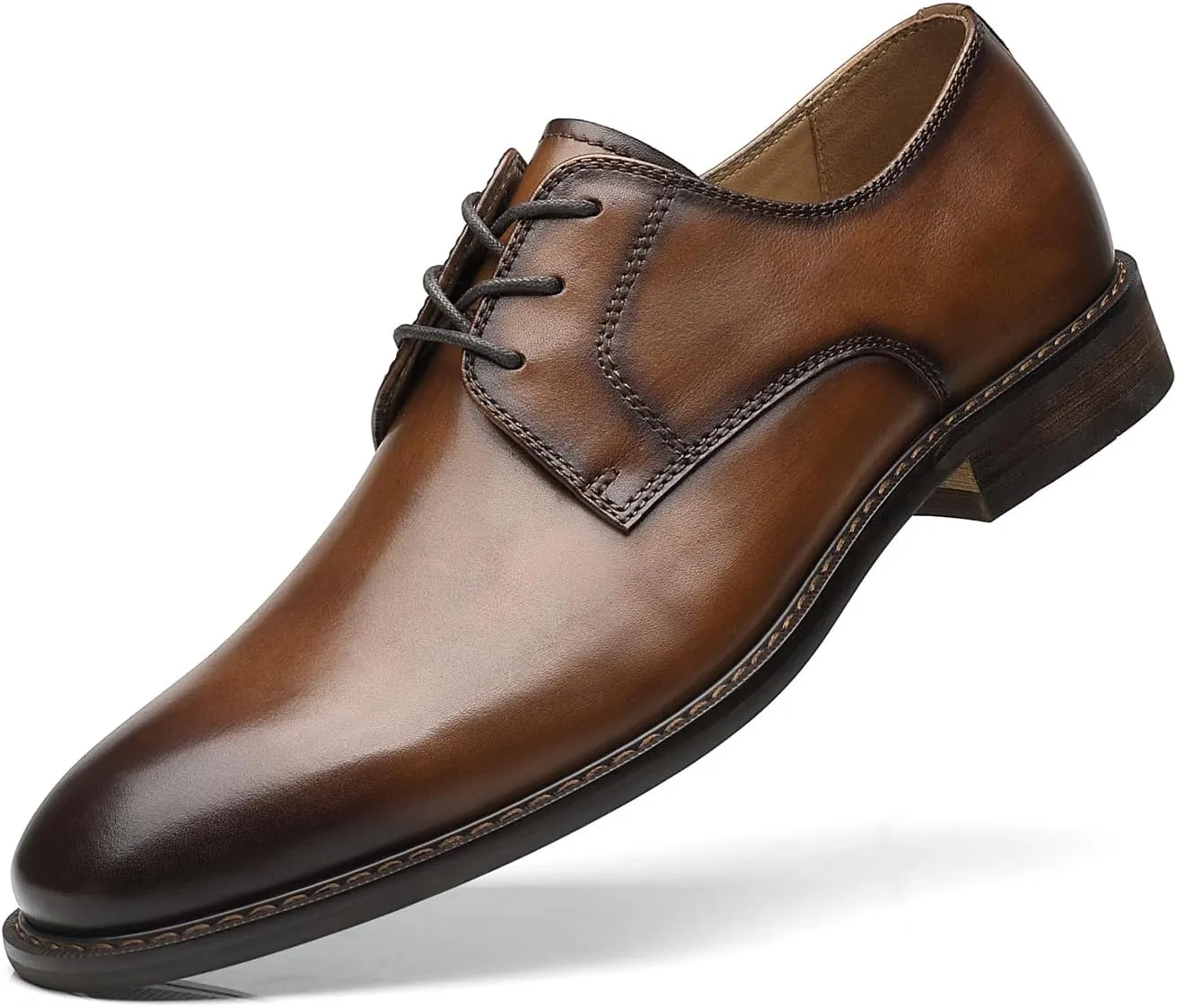 Mens Leather Double Monk Strap Loafer