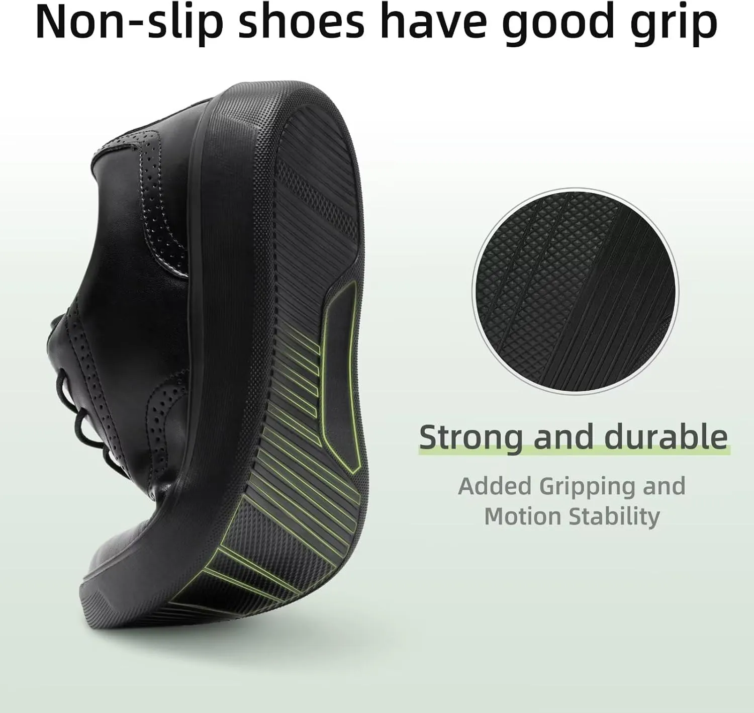 Men's Orthopedic Leather Dress Walking Shoes: Comfortable Plantar Fasciitis Oxford with Arch Support, Orthotic Casual Business Flat Feet Work Shoes for Foot and Heel Pain Relief