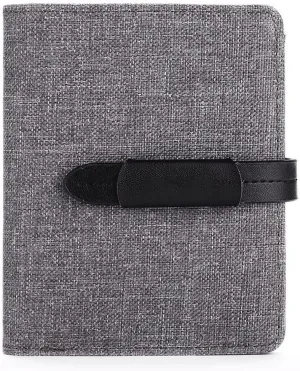 Mens Wallets Leather Men Wallets Small Wallet Men Coin Bag Drawstring Short Male Wallet Oxford Fabric Card Holder Purse (Color : Black 1) (Gray 1)