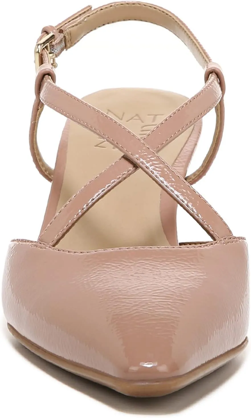 Naturalizer Women's Tahira Strappy Slingback Low Heel Pointed Toe Pump