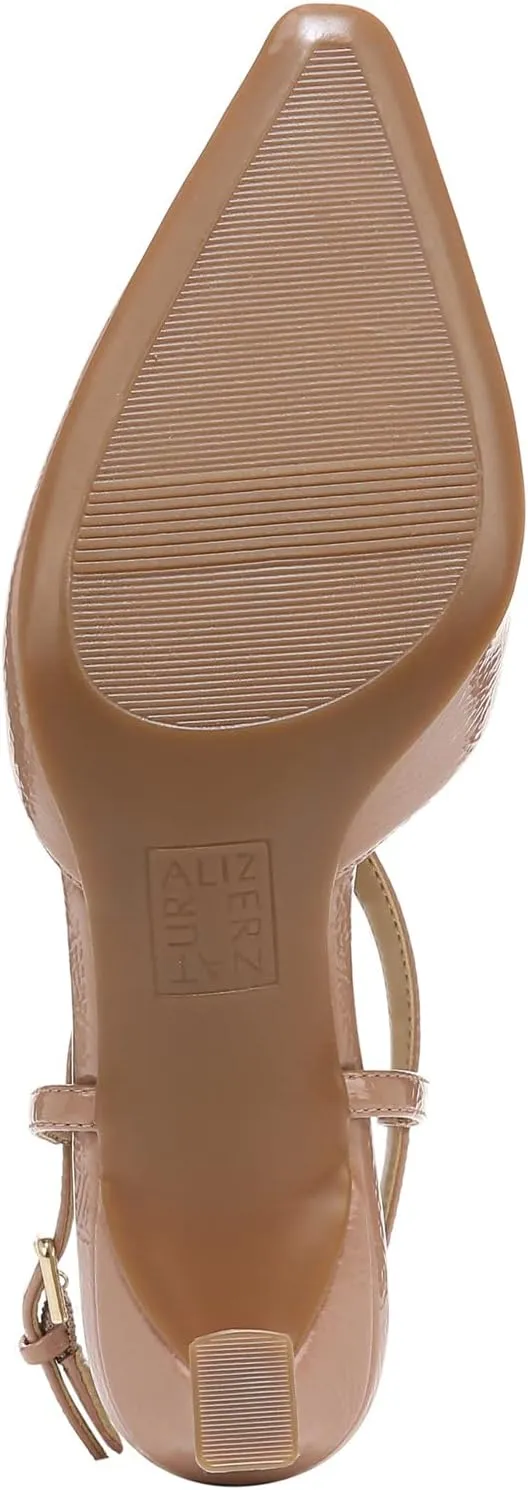 Naturalizer Women's Tahira Strappy Slingback Low Heel Pointed Toe Pump