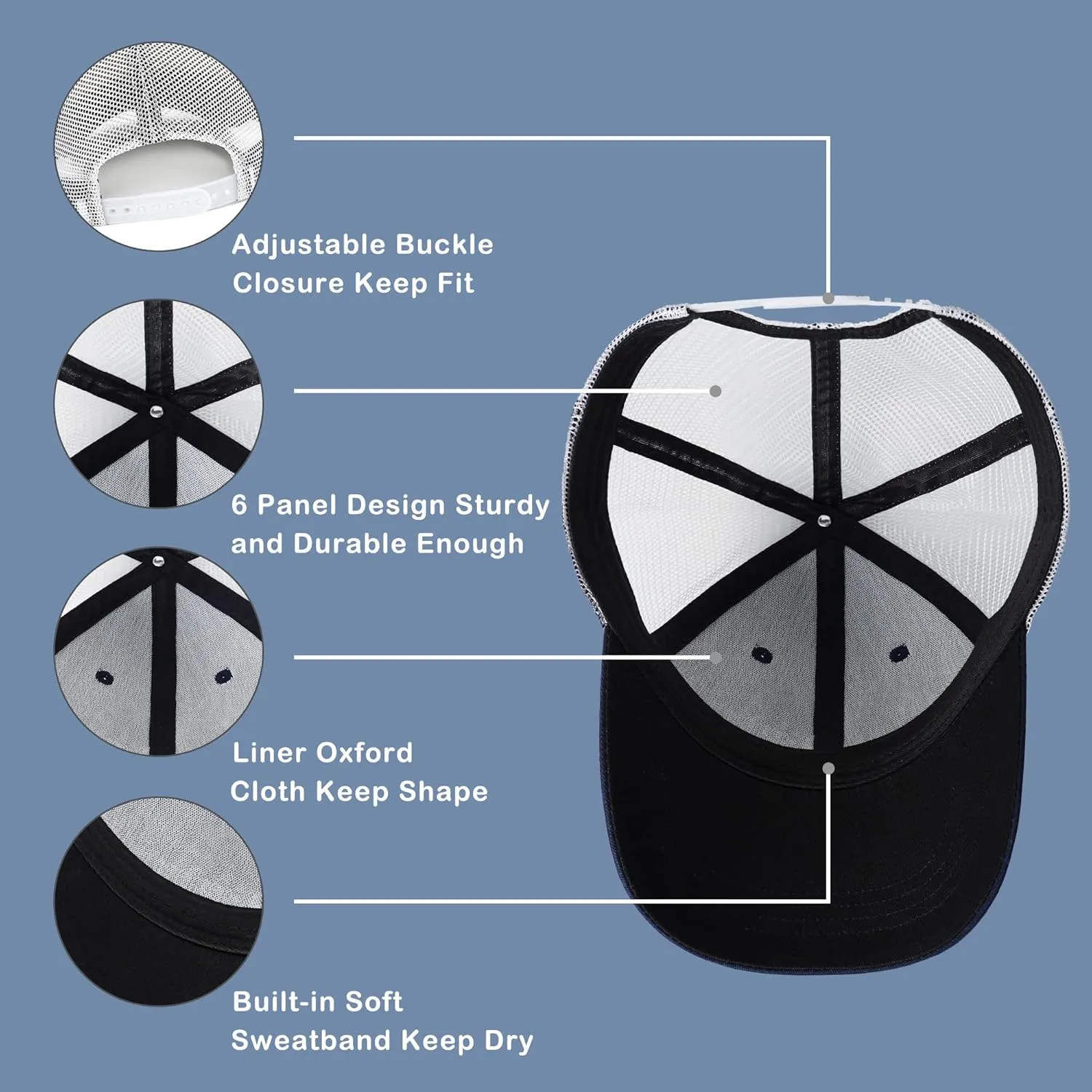 Outdoor Hat Captain Hats Hunting Hat Biggfoot Hat Mountain Baseball Cap Sailing Trucker Hat for Men Women