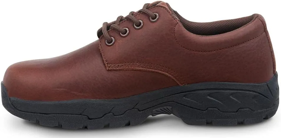 SR Max Burke, Men's, Oxford Style, Comp Toe, EH, Security Friendly Slip Resistant Work Shoe