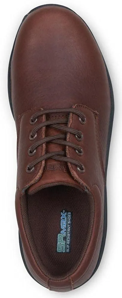 SR Max Burke, Men's, Oxford Style, Comp Toe, EH, Security Friendly Slip Resistant Work Shoe