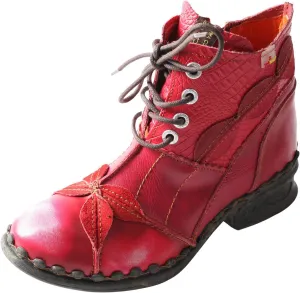 TMA EYES Brand Washed Leather Oxford Women's Boots Mother Shoes