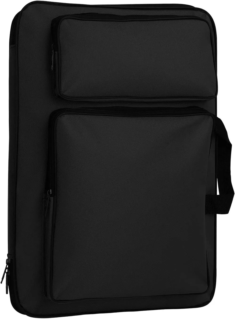 Waterproof Art/Craft Supplies Storage Tote Bag Artist Travel Portfolio Carrying Bag Case Painting Box Large Messenger Bag for Painting Brushes Pencils Palette Paints Sketchbook (Black(Child))