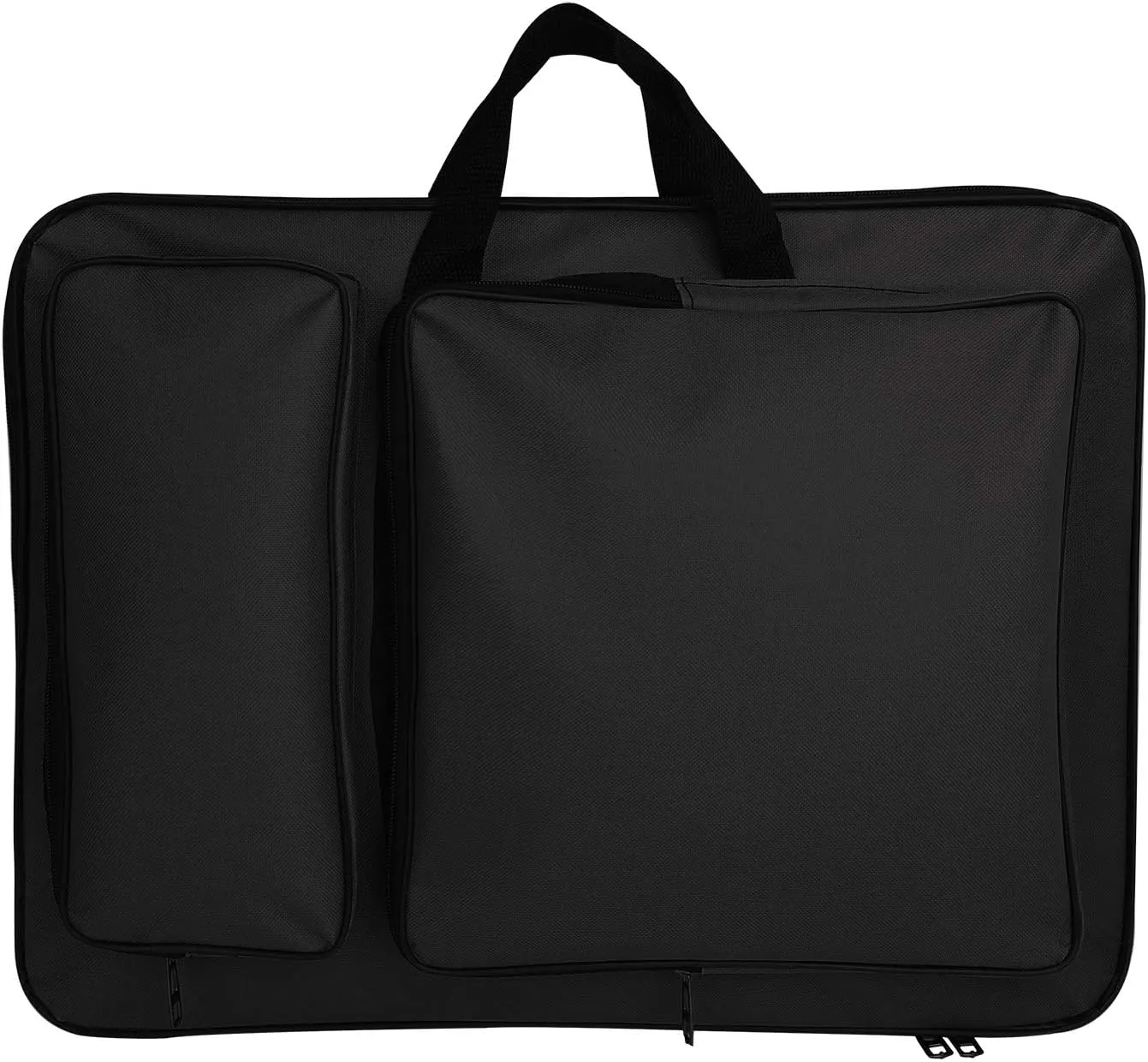 Waterproof Art/Craft Supplies Storage Tote Bag Artist Travel Portfolio Carrying Bag Case Painting Box Large Messenger Bag for Painting Brushes Pencils Palette Paints Sketchbook (Black(Child))