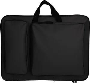 Waterproof Art/Craft Supplies Storage Tote Bag Artist Travel Portfolio Carrying Bag Case Painting Box Large Messenger Bag for Painting Brushes Pencils Palette Paints Sketchbook (Black(Child))