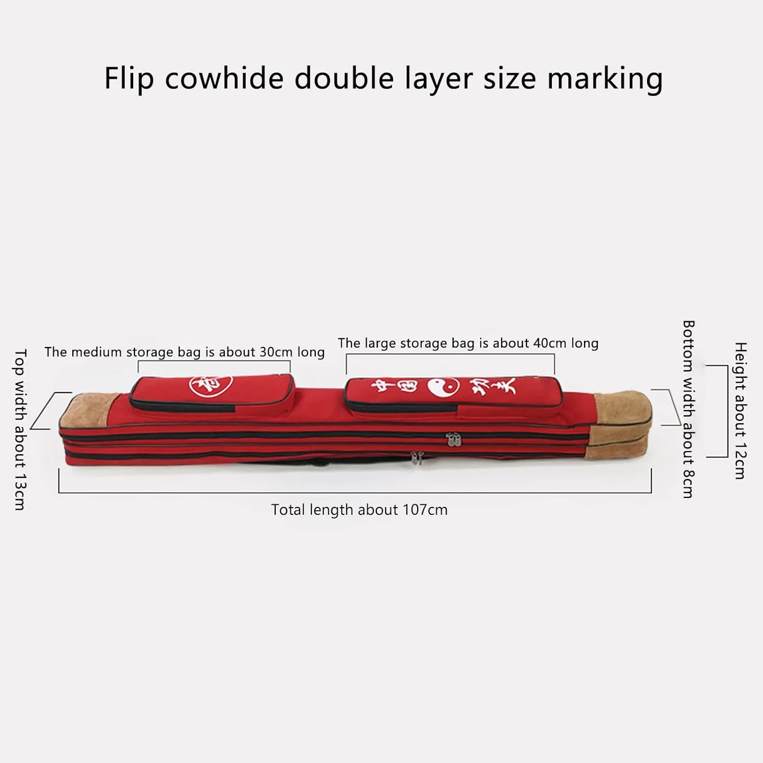 Waterproof Sword Carrying Case Chinese Kung Fu Taichi Martial Arts Carrying Shoulder Bag