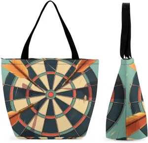 Women's Handbags Arrow Target Board Shopping Bag Leather Tote Bag Satchel Bags