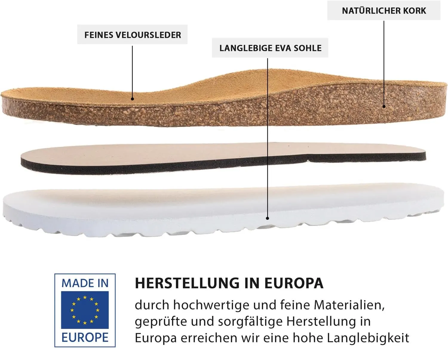 Women's Kos PL Metallic Toe Separator - Made in Spain - Upper with Shimmering Metallic Finish - Platform EVA Sole - Suede Insole