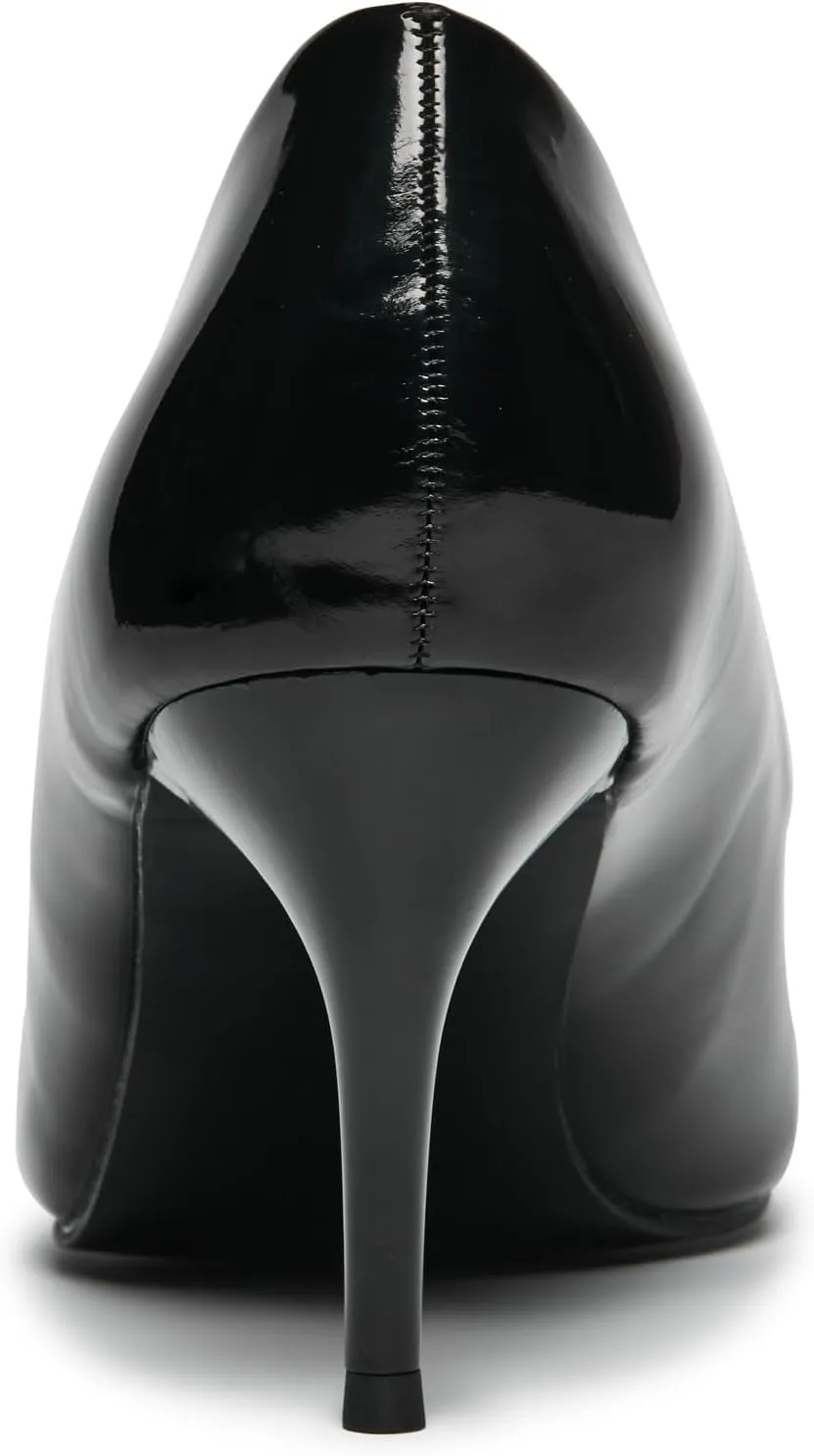 Womens Low Heel Pointed Toe Pump Shoes